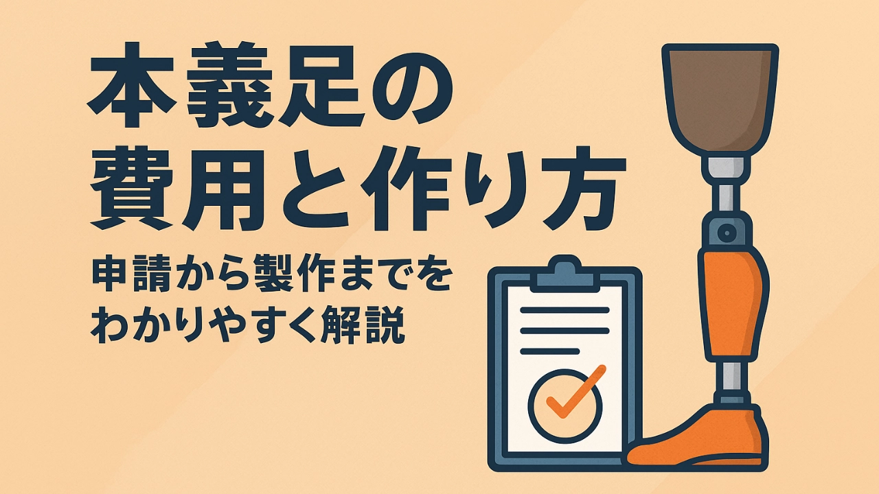 本義足の費用と作り方｜申請から製作までをわかりやすく解説